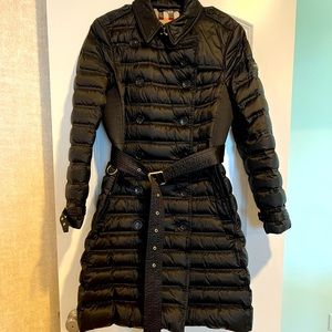 Burberry Winter Jacket with Gold Hardware